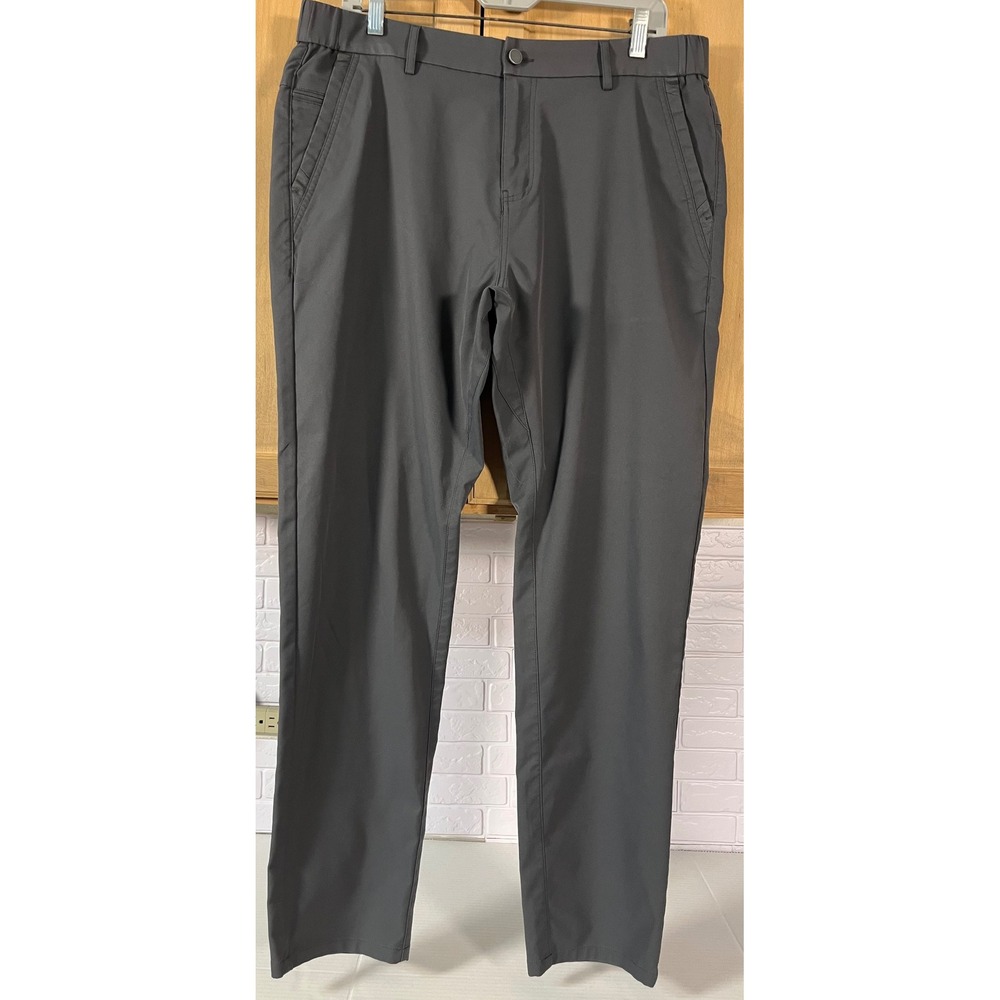 Jack Archer Jetsetter Pants Mens 35x32 Charcoal Grey Tech Chino‎ Trousers